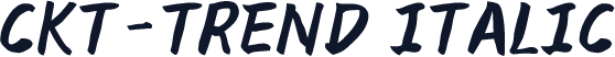 CKT-TREND Italic