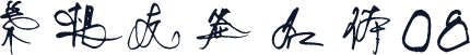 叶根友签名体08
