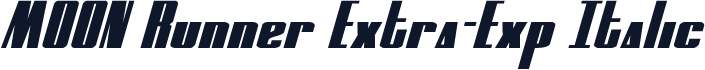 MOON Runner Extra-Exp Italic