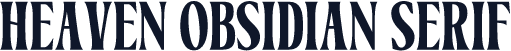 Heaven Obsidian Serif
