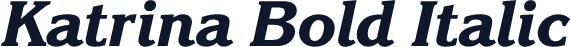 Katrina Bold Italic
