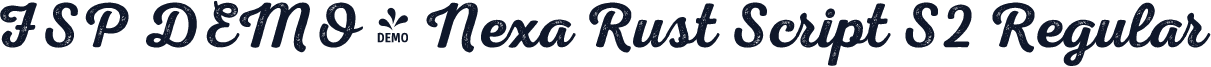 FSP DEMO - Nexa Rust Script S2 Regular