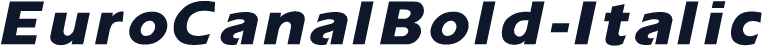 EuroCanalBold-Italic