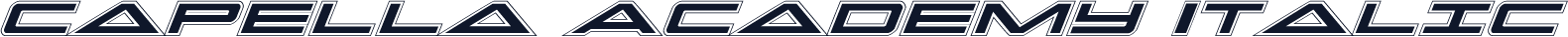 Capella Academy Italic