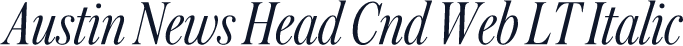 Austin News Head Cnd Web LT Italic