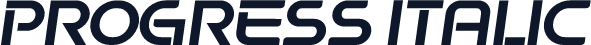 Progress Italic