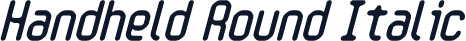Handheld Round Italic