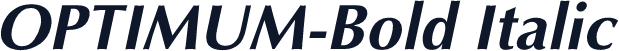 OPTIMUM-Bold Italic