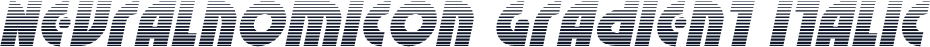 Neuralnomicon Gradient Italic