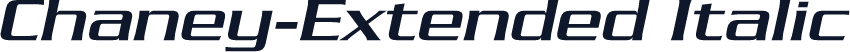 Chaney-Extended Italic