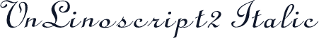 VnLinoscript2 Italic