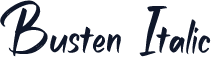 Busten Italic