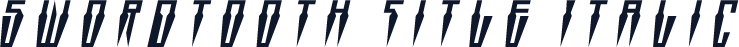 Swordtooth Title Italic