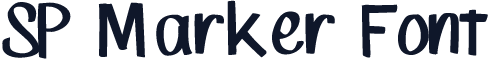 SP Marker Font