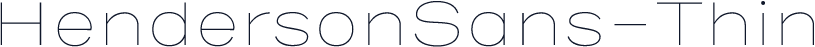 HendersonSans-Thin