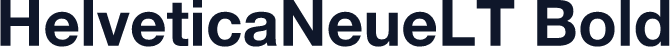 HelveticaNeueLT Bold
