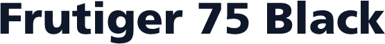 Frutiger 75 Black