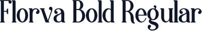 Florva Bold Regular
