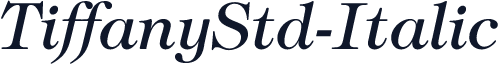TiffanyStd-Italic