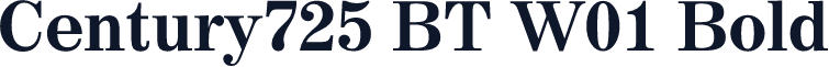 Century725 BT W01 Bold