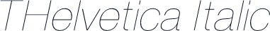 THelvetica Italic