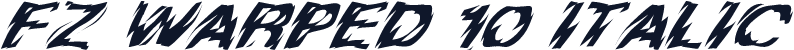 FZ WARPED 10 ITALIC