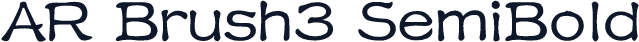 AR Brush3 SemiBold