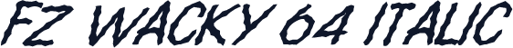 FZ WACKY 64 ITALIC