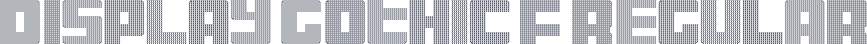 Display Gothic F Regular