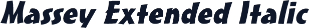 Massey Extended Italic