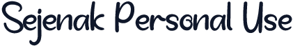 Sejenak Personal Use