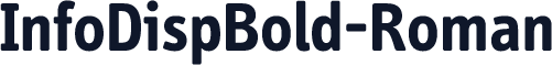 InfoDispBold-Roman