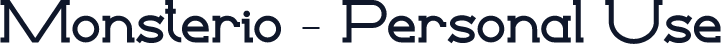 Monsterio - Personal Use
