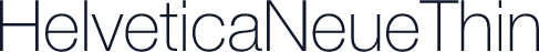 HelveticaNeueThin