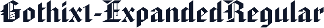 Gothix1-ExpandedRegular