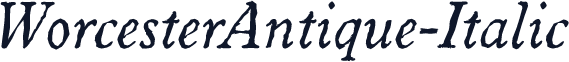WorcesterAntique-Italic