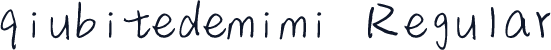 qiubitedemimi Regular