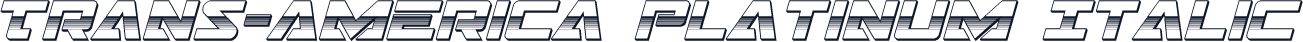 Trans-America Platinum Italic