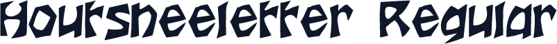 Houtsneeletter Regular