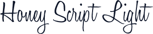 Honey Script Light