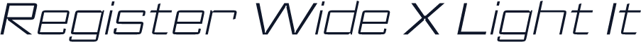 Register Wide X Light It