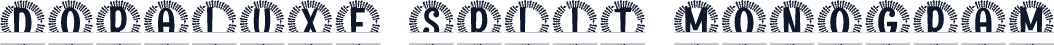 Doraluxe Split Monogram