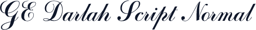 GE Darlah Script Normal