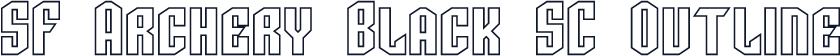 SF Archery Black SC Outline