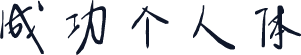 成功个人体