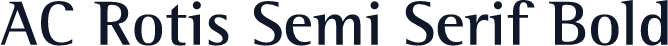 AC Rotis Semi Serif Bold