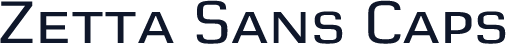 Zetta Sans Caps