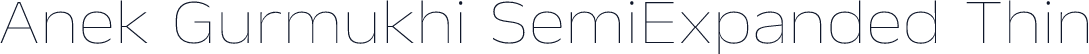 Anek Gurmukhi SemiExpanded Thin