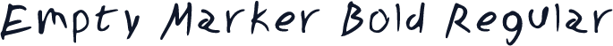 Empty Marker Bold Regular