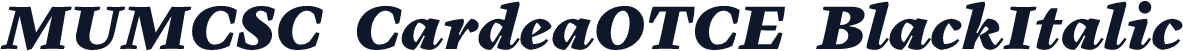 MUMCSC+CardeaOTCE-BlackItalic